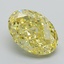 4.54 Ct. Fancy Intense Yellow Oval Lab Grown Diamond
