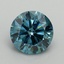 1.97 Ct. Fancy Vivid Blue Round Lab Grown Diamond