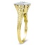 The Stronetta Ring, smalltop view on a hand