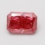 0.86 Ct. Fancy Vivid Pink Radiant Lab Grown Diamond