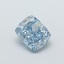 1.56 Ct. Fancy Intense  Blue Cushion Lab Grown Diamond
