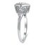The Marie Ring, smalltop view on a hand