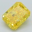1.79 Ct. Fancy Vivid Yellow Radiant Lab Grown Diamond