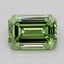 1.51 Ct. Fancy Vivid  Green Emerald Lab Grown Diamond