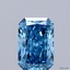 1.01 Ct. Fancy Vivid  Blue Radiant Lab Grown Diamond