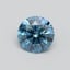 1.01 Ct. Fancy Vivid Blue Round Lab Grown Diamond
