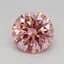 0.59 Ct. Fancy Vivid Pink Round Lab Grown Diamond