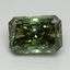 3.13 Ct. Fancy Vivid Green Radiant Lab Grown Diamond