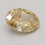 1.01 Ct. Fancy Intense Yellow Oval Lab Grown Diamond