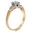 The Misaki Ring, smalltop view on a hand