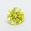 2.01 Ct. Fancy Intense Yellow Round Lab Grown Diamond