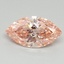 2.20 Ct. Fancy Vivid Pink Marquise Lab Grown Diamond