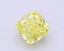 1.49 Ct. Fancy Vivid  Yellow Oval Lab Grown Diamond