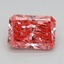 0.79 Ct. Fancy Vivid Pink Radiant Lab Grown Diamond