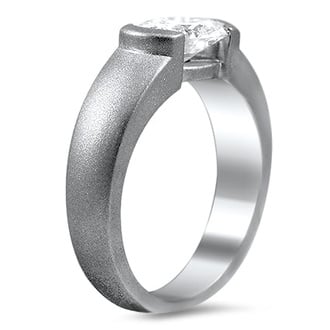Custom Frosted Semi-Bezel Ring