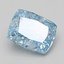 1.58 Ct. Fancy Vivid Blue Cushion Lab Grown Diamond