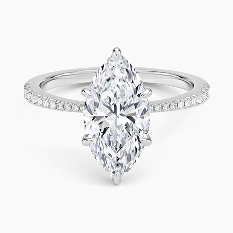 Petite Tapered Diamond Ring