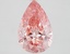 3.20 Ct. Fancy Vivid Pink Pear Lab Grown Diamond