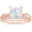 14KR Moissanite Petite Twisted Vine Contoured Diamond Bridal Set (1/3 ct. tw.), smalltop view