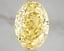 3.07 Ct. Fancy Vivid Yellow Oval Lab Grown Diamond
