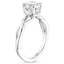 18K White Gold Eden Diamond Ring, smallside view