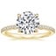 18K Yellow Gold Simply Tacori Classic Diamond Ring (1/5 ct. tw.), smalltop view