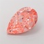 4.82 Ct. Fancy Vivid  Pink Pear Lab Grown Diamond