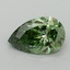 1.02 Ct. Fancy Vivid Green Pear Lab Grown Diamond