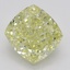 4.51 Ct. Fancy Yellow Cushion Diamond