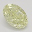 1.02 Ct. Fancy Light Yellow Oval Diamond