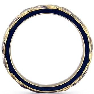 Custom Eternity Leaf Band
