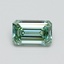 0.50 Ct. Fancy Vivid Green Emerald Lab Grown Diamond