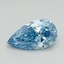 1.07 Ct. Fancy Vivid Blue Pear Lab Grown Diamond