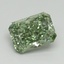 2.23 Ct. Fancy Vivid Green Radiant Lab Grown Diamond