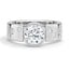 Custom Semi-Bezel Constellation Diamond Ring