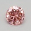 0.34 Ct. Fancy Vivid Pink Round Lab Grown Diamond