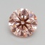 1.63 Ct. Fancy Intense Pink Round Lab Grown Diamond