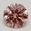 2.12 Ct. Fancy Intense Pink Round Lab Grown Diamond