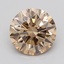 2.01 Ct. Light  Brown Round Lab Grown Diamond