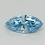 0.53 Ct. Fancy Vivid Blue Marquise Lab Grown Diamond