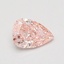 0.57 Ct. Fancy Vivid Pink Pear Lab Grown Diamond
