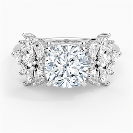 18K White Gold Grand Nadia Diamond Ring