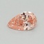 0.34 Ct. Fancy Vivid Pink Pear Lab Grown Diamond