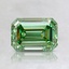 1.05 Ct. Fancy Vivid Pacific Green Emerald Lab Grown Diamond