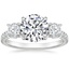 18K White Gold Constance Three Stone Diamond Ring (3/4 ct. tw.), smalltop view