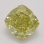 0.80 Ct. Fancy Deep Yellow Cushion Diamond