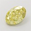 3.08 Ct. Fancy Intense Yellow Oval Lab Grown Diamond