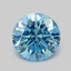 1.01 Ct. Fancy Vivid  Blue Round Lab Grown Diamond