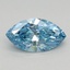 0.61 Ct. Fancy Vivid Blue Marquise Lab Grown Diamond