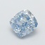 1.15 Ct. Fancy Intense  Blue Cushion Lab Grown Diamond